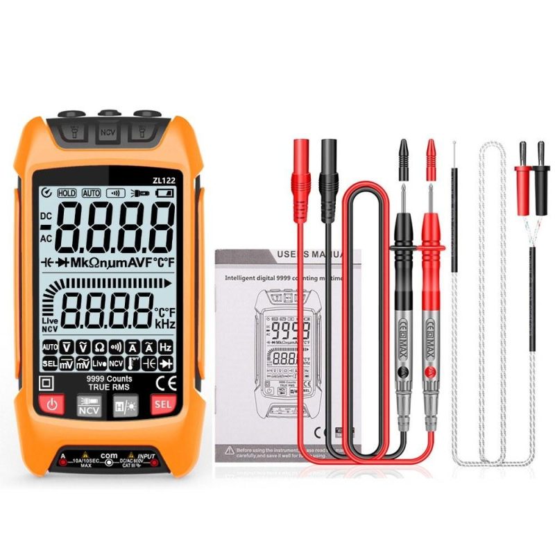 Digital Multimeter LCD Backlight Display Handheld Multimeter Professional True RMS Voltage Resistance Frequency Tester  |   Digital Multimeters & Oscilloscopes Digital Multimeters & Oscilloscopes Digital Multimeters & Oscilloscopes