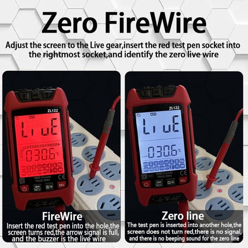 Digital Multimeter LCD Backlight Display Handheld Multimeter Professional True RMS Voltage Resistance Frequency Tester  |   Digital Multimeters & Oscilloscopes Digital Multimeters & Oscilloscopes Digital Multimeters & Oscilloscopes