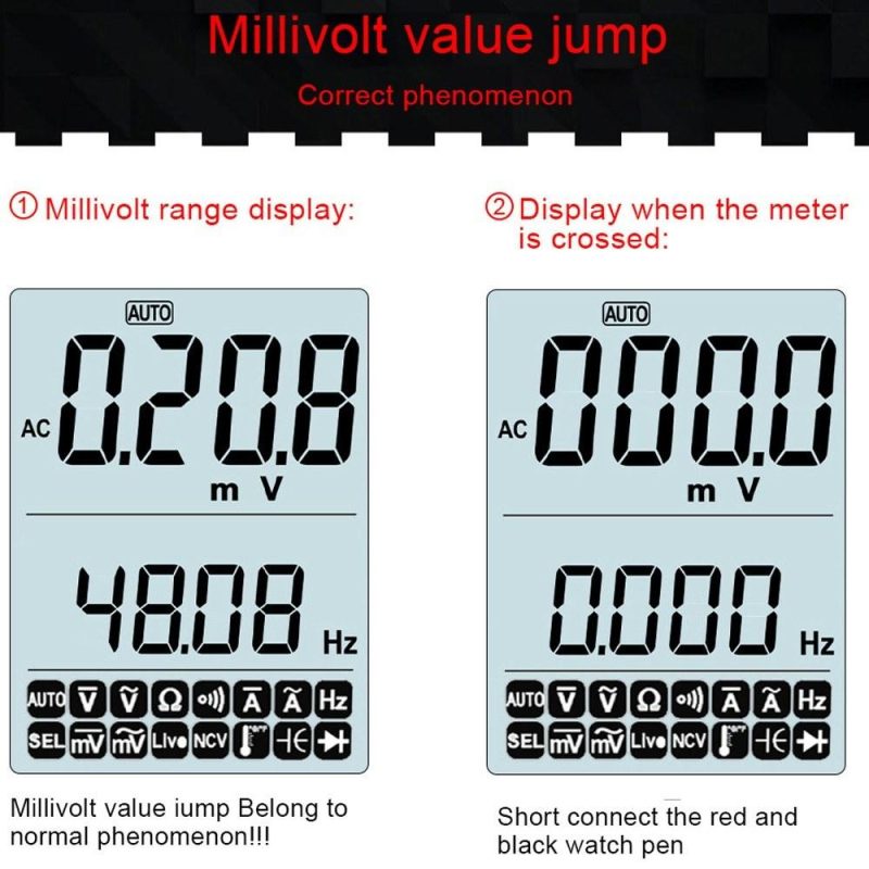 Digital Multimeter LCD Backlight Display Handheld Multimeter Professional True RMS Voltage Resistance Frequency Tester  |   Digital Multimeters & Oscilloscopes Digital Multimeters & Oscilloscopes Digital Multimeters & Oscilloscopes