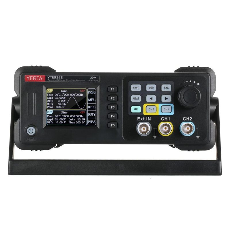 Dual-channel Function Arbitrary Waveform Generator 200MSa/S Sampling Rate 8k Storage Depth Signal Source with 2.4-inch TFT LCD Digital Screen 20M  |   Digital Multimeters & Oscilloscopes Digital Multimeters & Oscilloscopes Digital Multimeters & Oscilloscopes