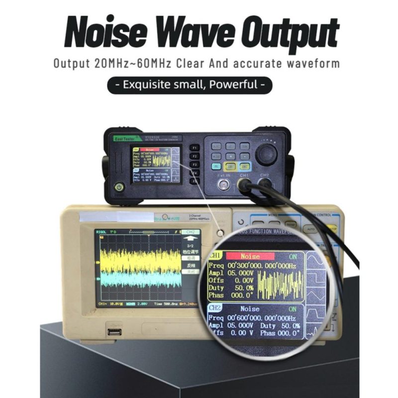 Dual-channel Function Arbitrary Waveform Generator 200MSa/S Sampling Rate 8k Storage Depth Signal Source with 2.4-inch TFT LCD Digital Screen 20M  |   Digital Multimeters & Oscilloscopes Digital Multimeters & Oscilloscopes Digital Multimeters & Oscilloscopes