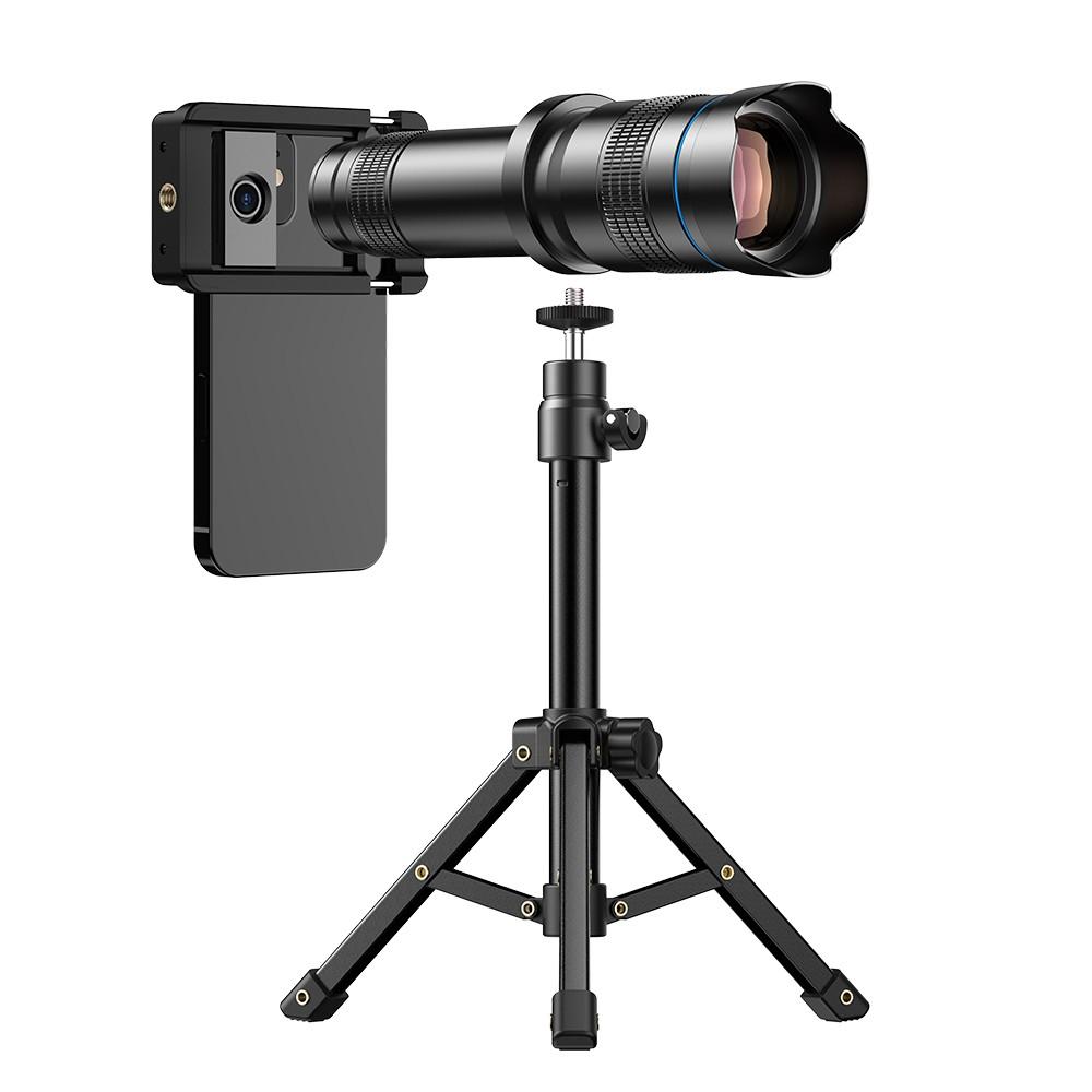 Portable Universal Clip-on Type External Telephoto Lens 36X Optical Magnification Mobilephone Lens Multifunctional Auxiliary Tool for Daily Photography  |   Microscopes & Endoscope Measurement & Analysis Instruments Black