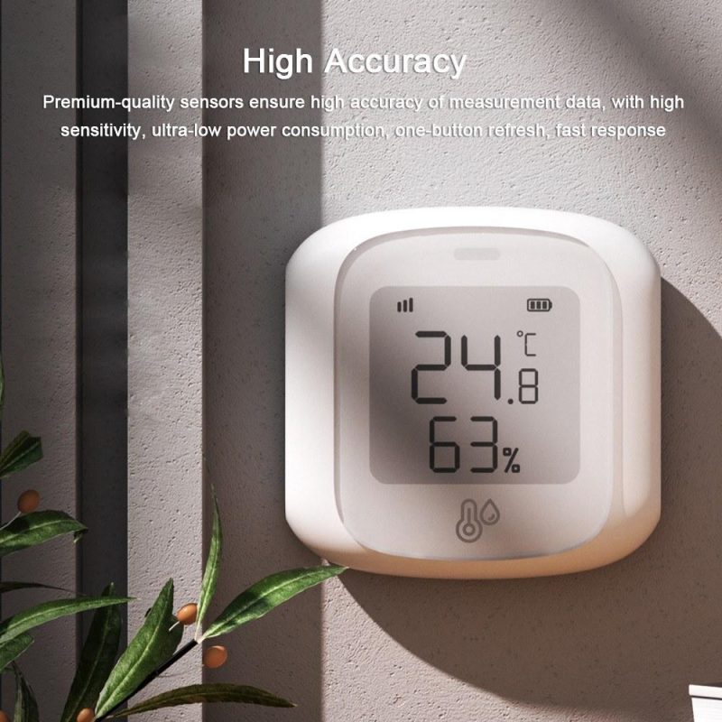 Tuya WiFi Temperature Humidity Tester Digital Display Mobilephone APP Remotely Control Intelligent Linkage Hygrothermograph Smarthome Device  |   Temperature & Humidity Measurements Measurement & Analysis Instruments Temperature & Humidity Measurements