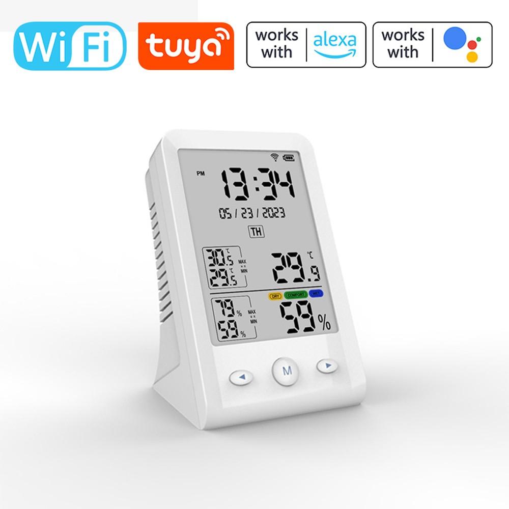 Tuya WIFI USB Rechargeable Temperature and Humidity Detector Household Office Baby’s Room Hygrothermograph  |   Temperature & Humidity Measurements Measurement & Analysis Instruments Temperature & Humidity Measurements