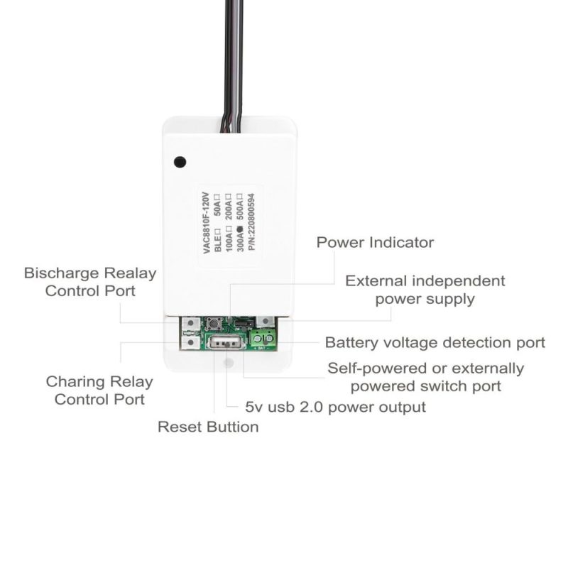 2.4 Inch Wireless Voltage Meter Ammeter Voltmeter Coulometer Battery Power Detector Battery Capacity Tester Real-time Battery Monitor  |   Voltage & Current Testers Measurement & Analysis Instruments Voltage & Current Testers