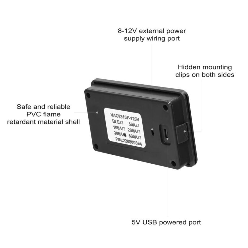 2.4 Inch Wireless Voltage Meter Ammeter Voltmeter Coulometer Battery Power Detector Battery Capacity Tester Real-time Battery Monitor  |   Voltage & Current Testers Measurement & Analysis Instruments Voltage & Current Testers