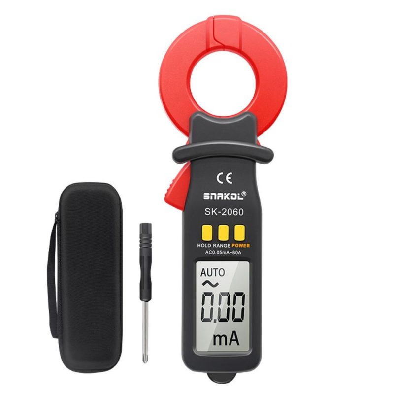 3 1/2 Digit Auto Ranging Digital Current Clamp Meter High Precise AC Measurement Tool 30mm Jaw with Data Hold Automatic Power Off Functions for Electrical & Technical Applications  |   Voltage & Current Testers Measurement & Analysis Instruments Black