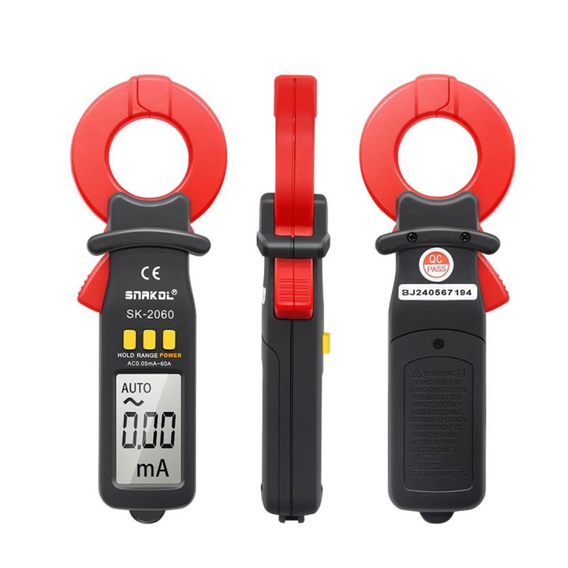 3 1/2 Digit Auto Ranging Digital Current Clamp Meter High Precise AC Measurement Tool 30mm Jaw with Data Hold Automatic Power Off Functions for Electrical & Technical Applications  |   Voltage & Current Testers Measurement & Analysis Instruments Black