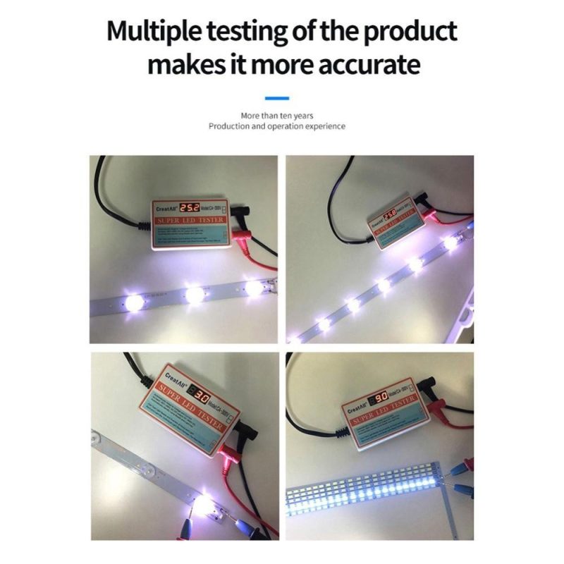 CA-300V Portable LED Lamp Beads Light Bar TV Backlight Tester LED Strips Beads Lamp Board Test Tool Capacitance Diode Voltage Testing with Switch  |   Electrical Measuring Tools Electrical Measuring Tools Electrical Measuring Tools