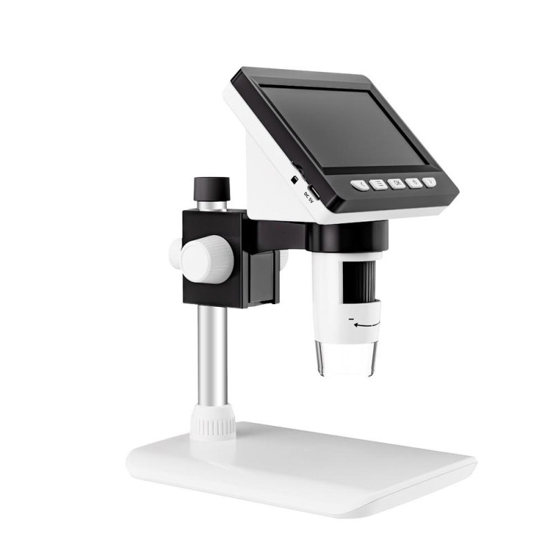 Digital Microscope 2MP Pixel 50-1000X Magnification Portable Microscope for Identification Observation Compatible with Wins XP Vista7/8/10/11 MACOS X 11.0 or Higher Computers Operating System  |   Microscopes & Endoscope Measurement & Analysis Instruments Black + White