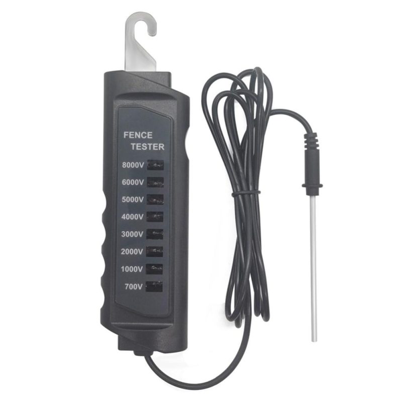 FT-891 Electric Fence Tester 700-8000V Electronic Fence Pulse Voltage Detector Ultimate Safety Suitable for Horse Enthusiasts Dairy Farm Wildlife Fences Livestock Enclosures  |   Voltage & Current Testers Measurement & Analysis Instruments Black