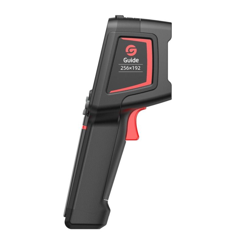 GUIDE PC210 Tool-like Thermal Camera 2000mAh Rechargeable Thermal Imager LCD Digital Industrial Infrared Camera Thermographic Camera Handheld Thermal Imaging Tool 256 × 192 IR Resolution -20°C~550°C Pyrometer Temperature Meter MAX/MIN Temp. Tracking  |   Infrared Thermometer Infrared Thermometer Black