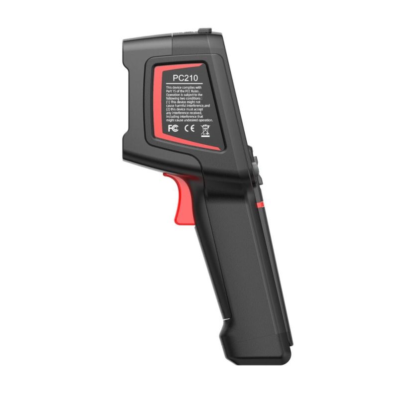 GUIDE PC210 Tool-like Thermal Camera 2000mAh Rechargeable Thermal Imager LCD Digital Industrial Infrared Camera Thermographic Camera Handheld Thermal Imaging Tool 256 × 192 IR Resolution -20°C~550°C Pyrometer Temperature Meter MAX/MIN Temp. Tracking  |   Infrared Thermometer Infrared Thermometer Black