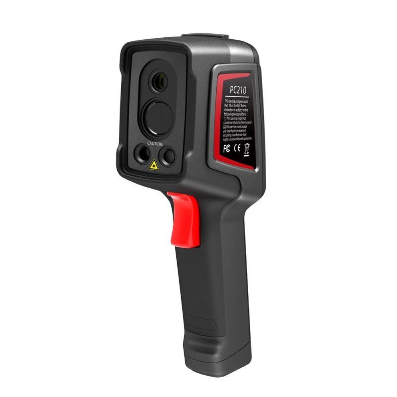 GUIDE PC210 Tool-like Thermal Camera 2000mAh Rechargeable Thermal Imager LCD Digital Industrial Infrared Camera Thermographic Camera Handheld Thermal Imaging Tool 256 × 192 IR Resolution -20°C~550°C Pyrometer Temperature Meter MAX/MIN Temp. Tracking  |   Infrared Thermometer Infrared Thermometer Black