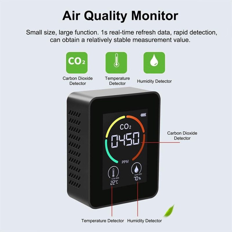 Portable Air Detector Carbon Dioxide Detector Agricultural Production Greenhouse CO2 Monitor  |   Gas detection equipment Gas detection equipment Gas detection equipment