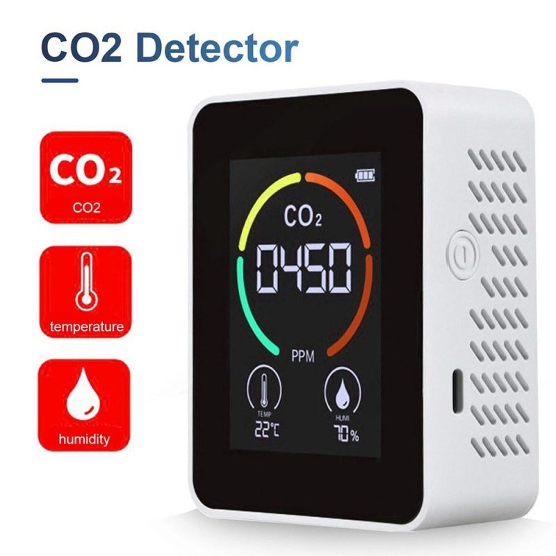 Portable Air Detector Carbon Dioxide Detector Agricultural Production Greenhouse CO2 Monitor  |   Gas detection equipment Gas detection equipment Gas detection equipment