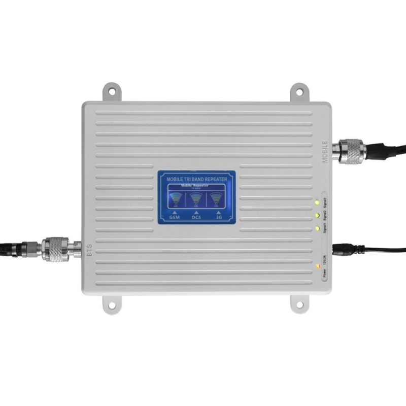 110-220V Tri Band Amplifier 900 1800 2100 GSM DCS WCDMA 4/3/2G LTE Universal Signal Booster Intelligent Repeater Kit  |   Other Instruments Measurement & Analysis Instruments Other Instruments