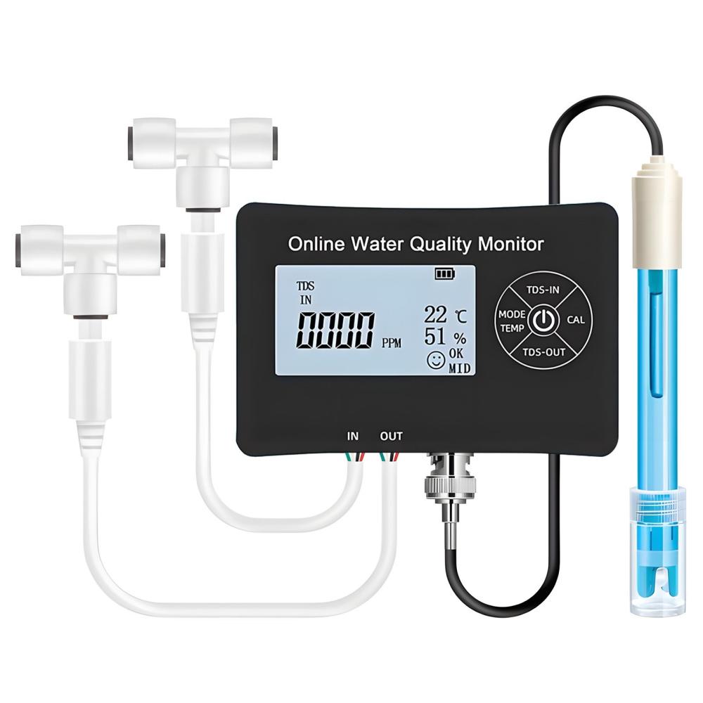 5 in 1 PH Meter for Water One Click Calibration Digital Water Quality Tester EC/TDS/PH/Temperature/Humidity Meter with 1pcs PH and 2pcs TDS Sensor Storage Box for Drinking Water Pool Aquarium  |   Water quality analysis equipment Measurement & Analysis Instruments Water quality analysis equipment