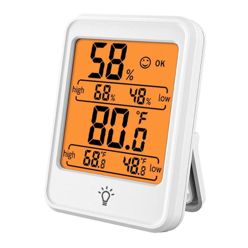 KKmoon Digital Hygrometer Thermometer Indoor Temperature and Humidity Gauge Monitor Meter with Large LCD Display for Home Bedroom Office Greenhouse  |   Other Nature Element Measurements Measurement & Analysis Instruments Other Nature Element Measurements