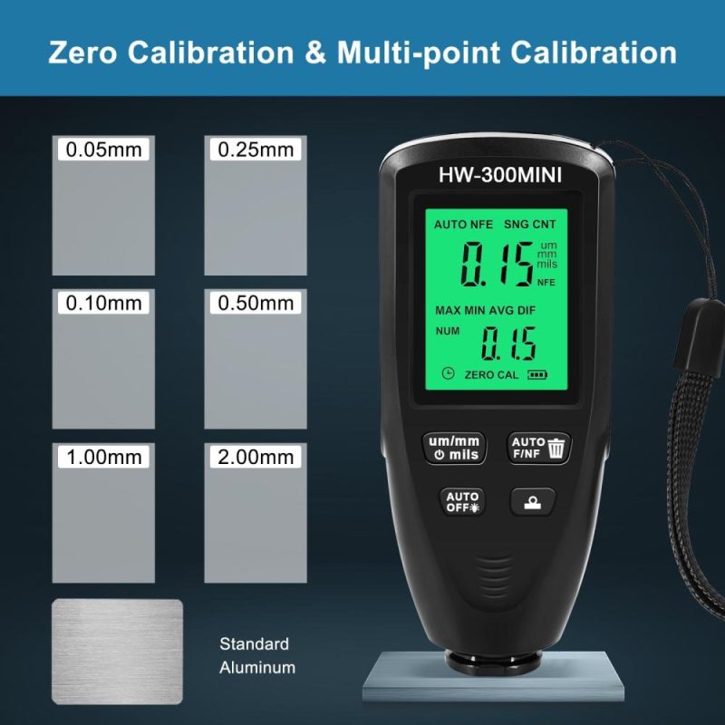 Paint Thickness Gauge Car Coating Thickness Meter for Automobile Paint Inspection Manufacturing Industry Metal Surface  |   Other Instruments Measurement & Analysis Instruments Black/Red/White