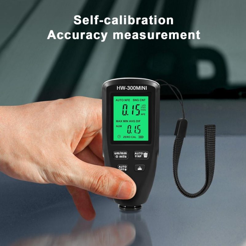 Paint Thickness Gauge Car Coating Thickness Meter for Automobile Paint Inspection Manufacturing Industry Metal Surface  |   Other Instruments Measurement & Analysis Instruments Black/Red/White