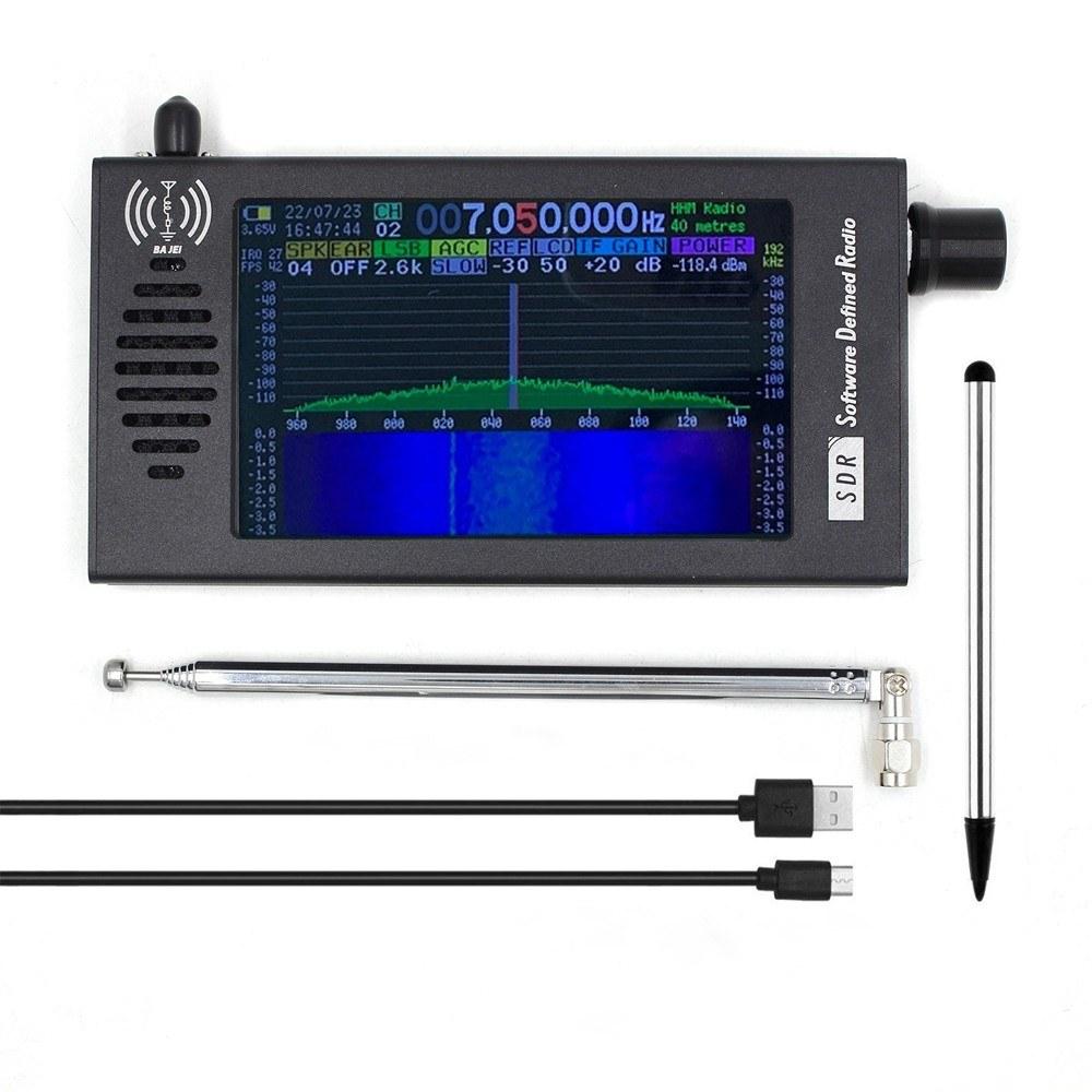 Portable Handheld Radio Set SDR Radio Receiver Professional 100KHz-149MHz Radio Multifunctional ShortWave Antenna Radio Set  |   Other Instruments Measurement & Analysis Instruments Black